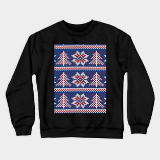 Fair Isle Knitting Pattern Crewneck Sweatshirt